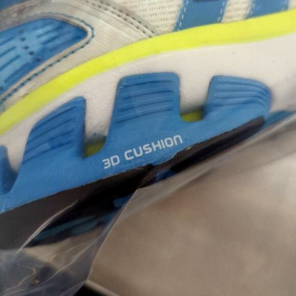 Adidas Womens Galaxy Elite Running Shoes Metallic Blue and Silver Size 8 - Picture 10 of 10